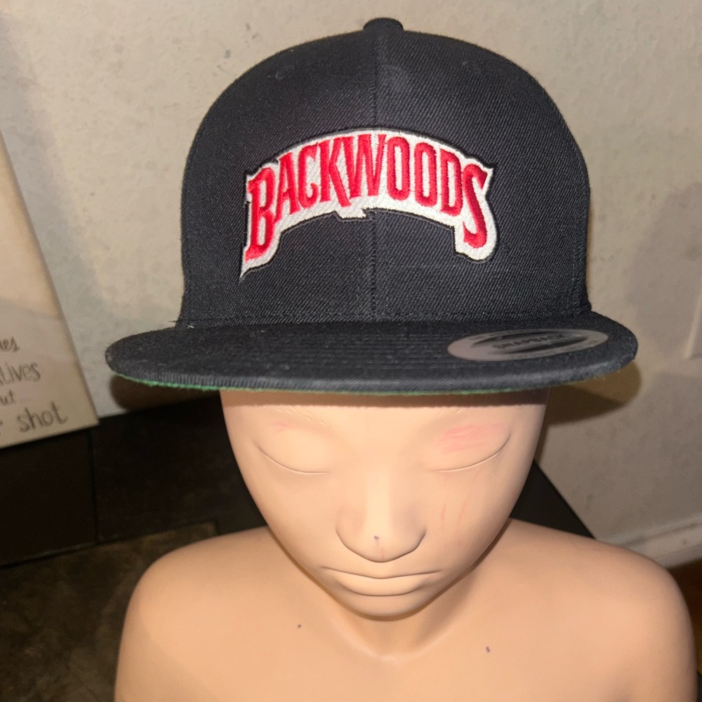 Black Backwood SnapBack Cap